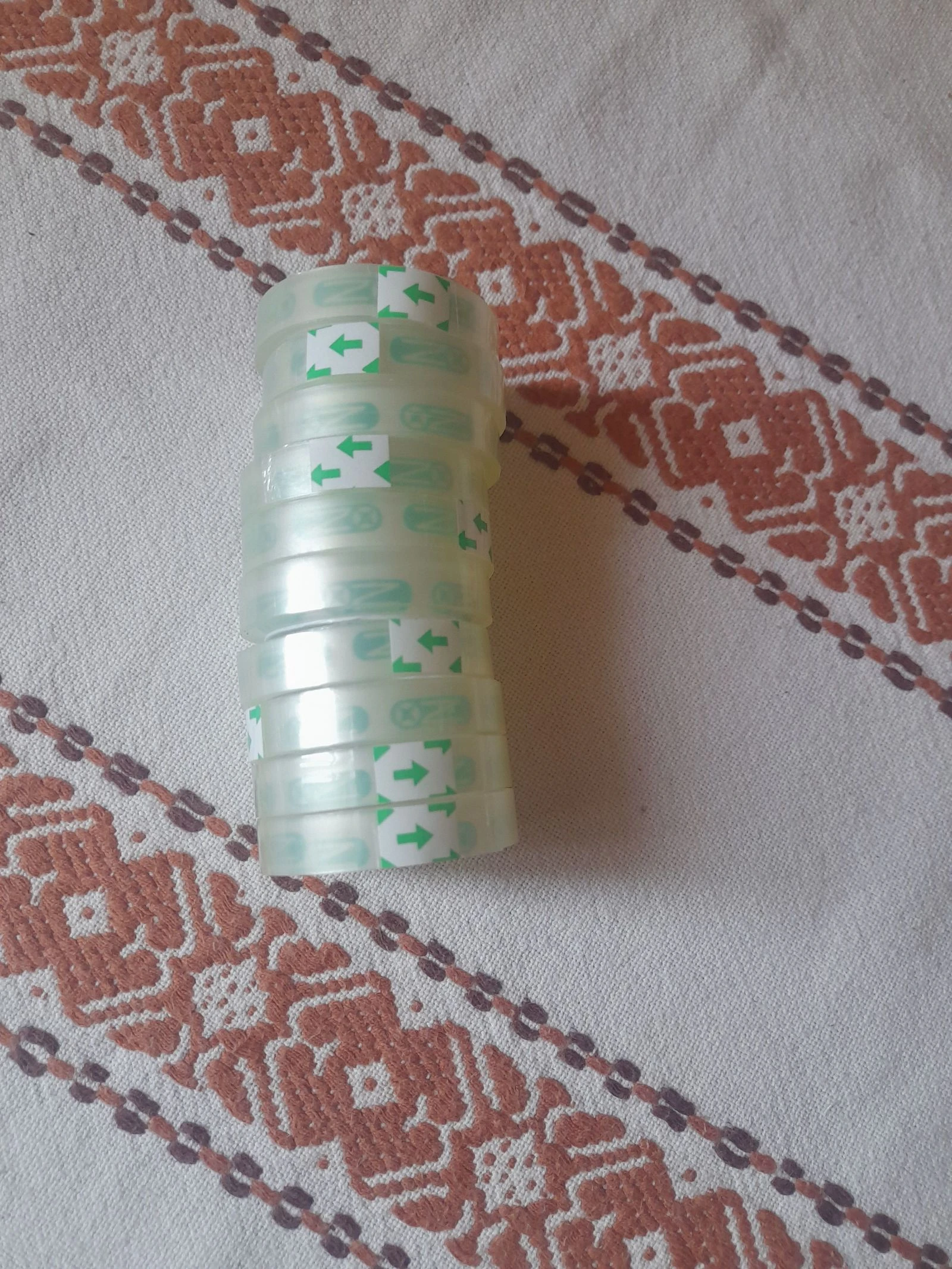 Lot de 10 rouleaux ruban adhésif 